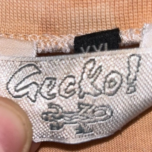 Gecko Shirt Oversized Tie dye Neutrals Crewneck Pullover Short Sleeve T-Shirt - Picture 3 of 6